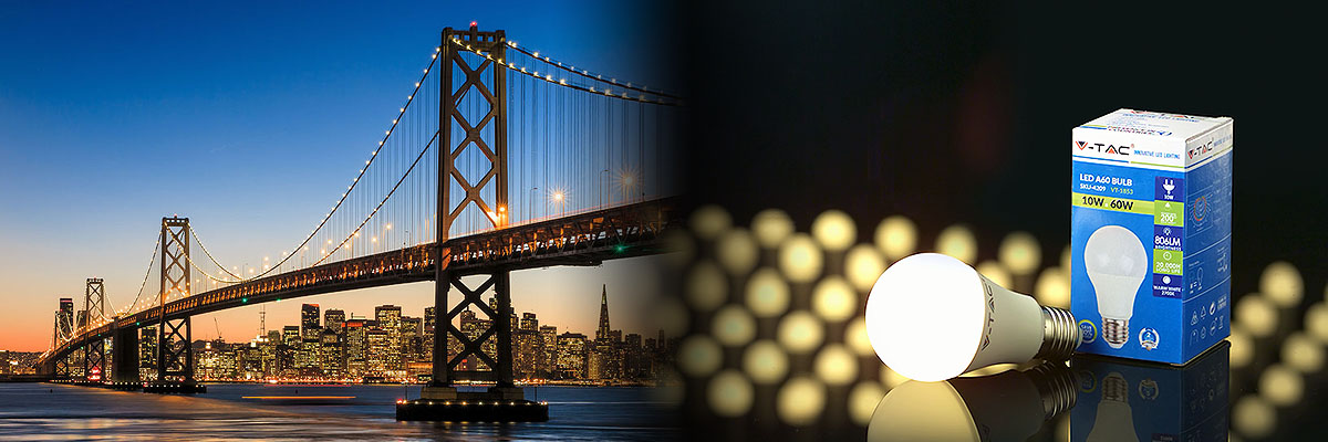 Impianti di illuminazione a LED con dimensioni giganteschi